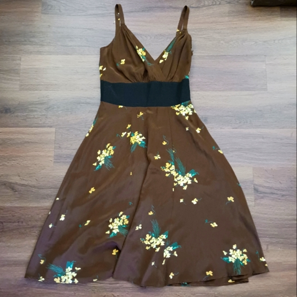 Chocolate Floral Amanda dress
